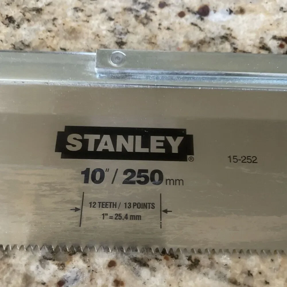 VNTG Stanley Off-Set Wood Handle for Flush Cut 10” Reversing Backsaw # 15-252 - Picture 2 of 12